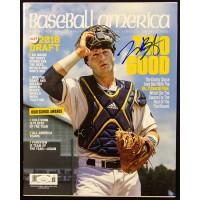 Joey Bart Georgia Tech Yellow Jackets Signed Baseball America Magazine JSA Auth