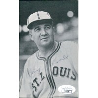 Johnny Bassler Signed 3.5x5.25 Cut Page Photo JSA Authenticated Johnny Bassler Signed 3.5x5.25 Cut Page Photo JSA Authenticated