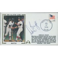 Don Baylor Boston Red Sox Signed 50th All Star Game Cachet JSA Authenticated