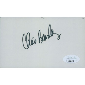Chris Beasley California Angels Signed 3x5 Index Card JSA Authenticated Chris Beasley California Angels Signed 3x5 Index Card JSA Authenticated