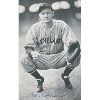 Joe Becker Cleveland Indians Signed 3.5x5.25 Cut Page Photo JSA Authenticated Joe Becker Cleveland Indians Signed 3.5x5.25 Cut Page Photo JSA Authenticated