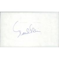 Paul Blair Baltimore Orioles Signed 3x5 Index Card PSA Authenticated