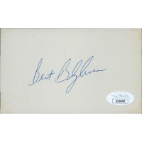 Bert Blyleven Minnesota Twins Signed 3x5 Index Card JSA Authenticated