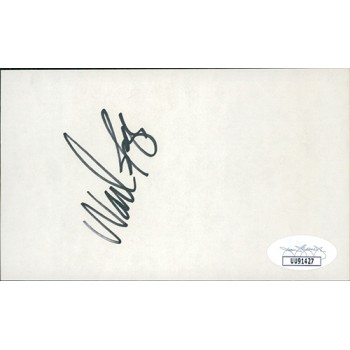 Wade Boggs Boston Red Sox Signed 3x5 Index Card JSA Authenticated