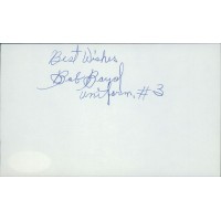 Bob Boyd Baltimore Orioles Signed 3x5 Index Card JSA Authenticated