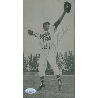 Billy Bruton Milwaukee Braves Signed 5x9 Cut Page Photo JSA Authenticated