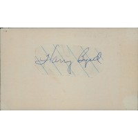 Harry Byrd Philadelphia Athletics Signed Cut On 3x5 Index Card JSA Authenticated Harry Byrd Philadelphia Athletics Signed Cut On 3x5 Index Card JSA Authenticated