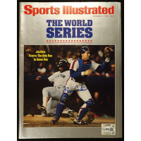 Gary Carter New York Mets Signed Sports Illustrated Magazine 1986 JSA Authentic