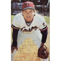 John Castino Minnesota Twins Signed 3.5x5.5 Photo Postcard JSA Authenticated