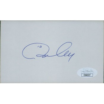 Ron Cey Los Angeles Dodgers Signed 3x5 Index Card JSA Authenticated