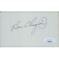 Billy Champion Milwaukee Brewers Signed 3x5 Index Card JSA Authenticated