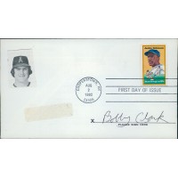 Bobby Clark California Angels Signed First Day Issue Cachet JSA Authenticated