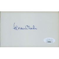 Horace Clarke New York Yankees Signed 3x5 Index Card JSA Authenticated Horace Clarke New York Yankees Signed 3x5 Index Card JSA Authenticated
