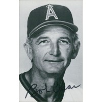 Bob Clear California Angels Signed 3.5x5.5 Photo Postcard JSA Authenticated