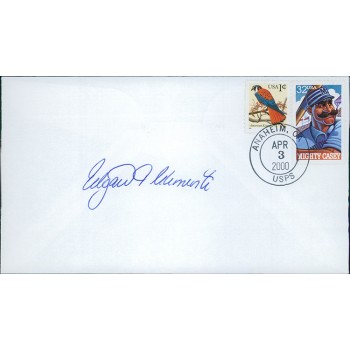 Edgard Clemente Colorado Rockies Signed First Day Issue Cachet JSA Authenticated