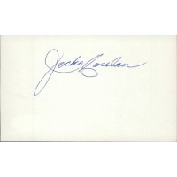 Jocko Conlan Chicago White Sox Signed 3x5 Index Card JSA Authenticated
