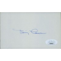 Billy Cowan California Angels Signed 3x5 Index Card JSA Authenticated