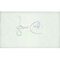 John Curtis Boston Red Sox Signed 3x5 Index Card PSA Authenticated