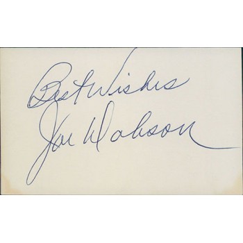 Joe Dobson Boston Red Sox Signed 3x5 Index Card PSA Authenticated