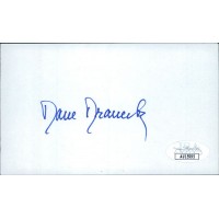 Dave Dravecky San Diego Padres Signed 3x5 Index Card JSA Authenticated Dave Dravecky San Diego Padres Signed 3x5 Index Card JSA Authenticated
