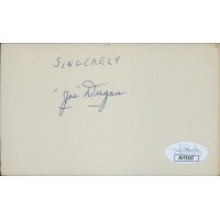 Joe Dugan New York Yankees Signed 3x5 Index Card JSA Authenticated Joe Dugan New York Yankees Signed 3x5 Index Card JSA Authenticated