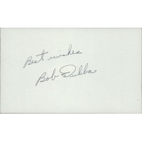 Bob Duliba St. Louis Cardinals Signed 3x5 Index Card PSA Authenticated