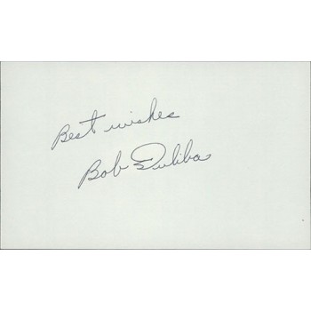 Bob Duliba St. Louis Cardinals Signed 3x5 Index Card PSA Authenticated