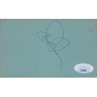 Dave Duncan Oakland Athletics Signed 3x5 Index Card JSA Authenticated