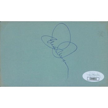 Dave Duncan Oakland Athletics Signed 3x5 Index Card JSA Authenticated