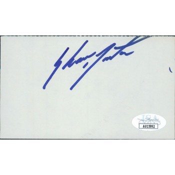 Shawon Dunston Chicago Cubs Signed 3x5 Index Card JSA Authenticated Shawon Dunston Chicago Cubs Signed 3x5 Index Card JSA Authenticated
