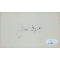 Jim Dyck Baltimore Orioles Signed 3x5 Index Card JSA Authenticated Jim Dyck Baltimore Orioles Signed 3x5 Index Card JSA Authenticated