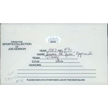 Jim Eppard California Angels Signed Envelope JSA Authenticated