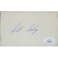 Bill Fahey Texas Rangers Signed 3x5 Index Card JSA Authenticated Bill Fahey Texas Rangers Signed 3x5 Index Card JSA Authenticated