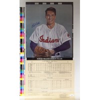 Bob Feller Cleveland Indians Signed 13x22 Cope Enterprise Poster JSA Authentic
