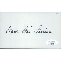 Dave Ferriss Boston Red Sox Signed 3x5 Index Card JSA Authenticated Dave Ferriss Boston Red Sox Signed 3x5 Index Card JSA Authenticated