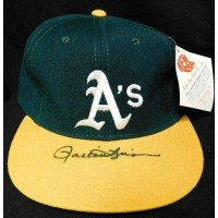 Rollie Fingers Oakland Athletics Signed New Era Baseball Hat JSA Authenticated