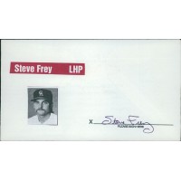 Steve Frey California Angels Signed First Day Issue Cachet JSA Authenticated