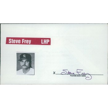 Steve Frey California Angels Signed First Day Issue Cachet JSA Authenticated