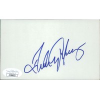 Andres Galarraga Montreal Expos Signed 3x5 Index Card JSA Authenticated