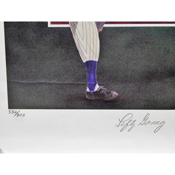 Lefty Gomez New York Yankees Signed 18x24 Lithograph 532/800 JSA Authenticated