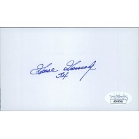 Goose Gossage New York Yankees Signed 3x5 Index Card JSA Authenticated
