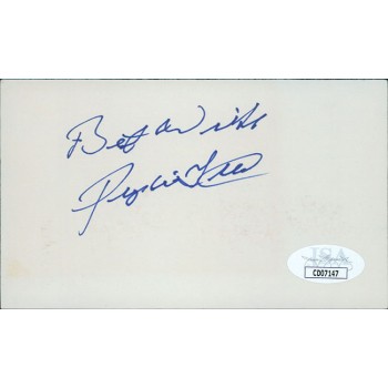 Pumpsie Green Boston Red Sox Signed 3x5 Index Card JSA Authenticated