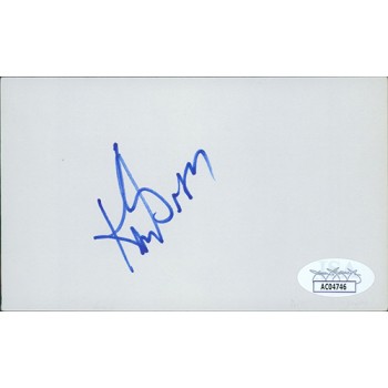 Ken Griffey Sr. Cincinnati Reds Signed 3x5 Index Card JSA Authenticated