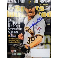 Jason Grilli Pittsburgh Pirates Signed Sports Illustrated MLB Authenticated