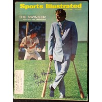 Ken Harrelson Boston Red Sox Signed Sports Illustrated Magazine JSA Authentic