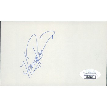 Eric Harry Rasmussen St. Louis Cardinals Signed 3x5 Index Card JSA Authenticated