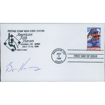 Bryan Harvey California Angels Signed First Day Issue Cachet JSA Authenticated