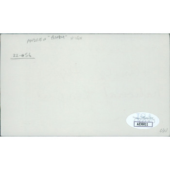 Andy High St. Louis Cardinals Signed 3x5 Index Card JSA Authenticated Andy High St. Louis Cardinals Signed 3x5 Index Card JSA Authenticated