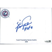 Ferguson Jenkins Signed 5x7 Cut Page JSA Authenticated