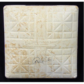 Derek Jeter New York Yankees Signed 2006 Game Used Base MLB Steiner Authentic